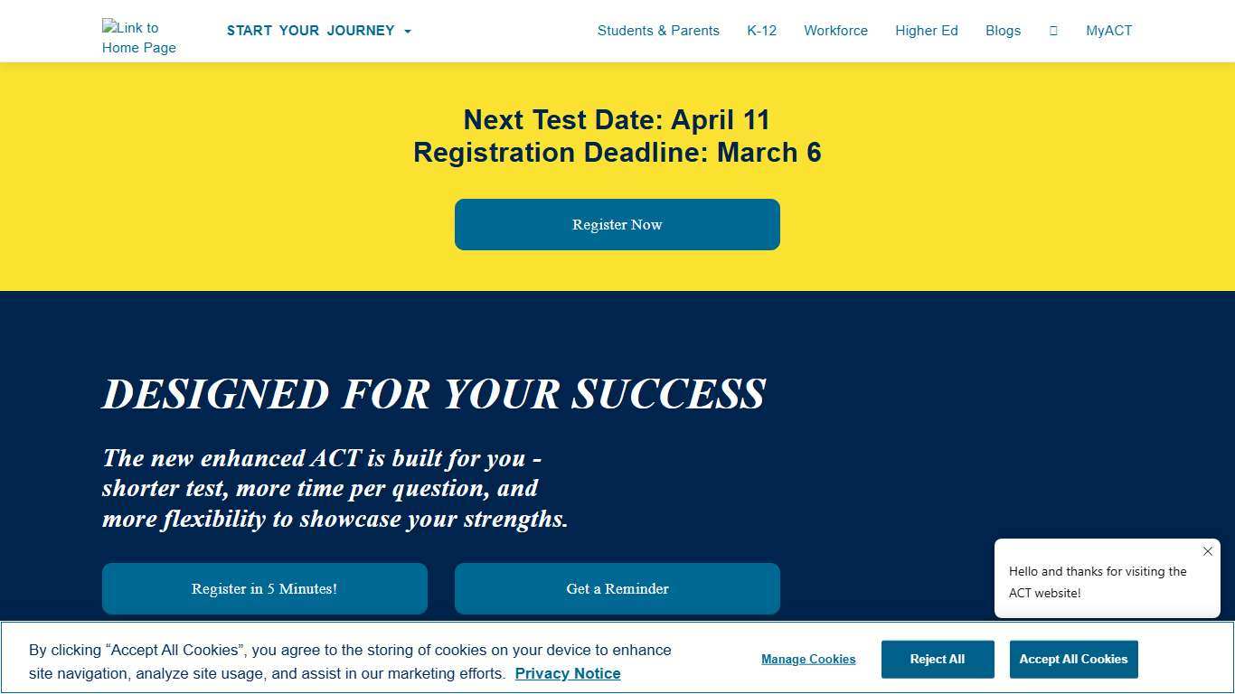 ACT College and Career Readiness Solutions